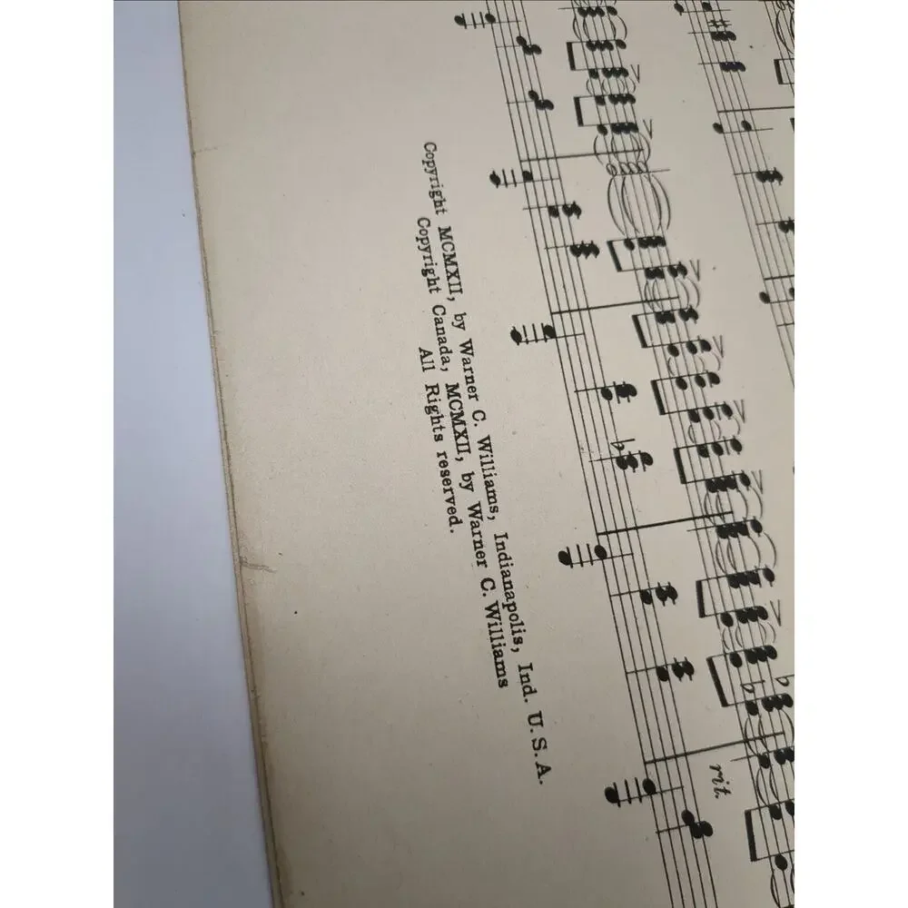 1912 Syncopated Waltz Arrangement‎ of IL Trovatore Sheet Music